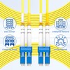 SpeedyCables- 2M-6Pack OS2 LC to LC Fiber Patch Cable, 1G/10Gb