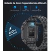 ESFOE Reloj Inteligente Hombre(3 Correas), 1.96'' 400mAh Smartwatch Hombre con