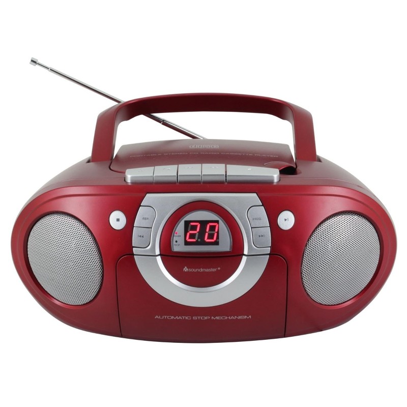 Soundmaster SCD5100RO Radio cassette player with CD player