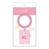 Tees Factory Kirby Star Locker Key Style Charm, Warm Pink,
