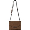 styleBREAKER Women's Shoulder Bag with Decorative Stitching and Chain Shoulder