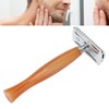 Long Handle Double Edge Safety Razor Zinc Alloy Resin Manual