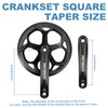 PATHGNAR Mountain Bike Crankset, 48T Charing Bike Crank Set with