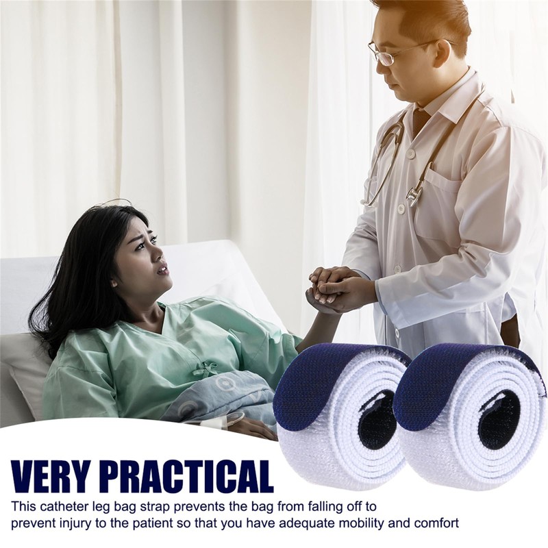 4 Pcs Catheter Leg Bag Holder Strap Catheter Stabilization Device