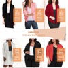 Hybrid & Company Womens Casual Work Office Open Front Blazer