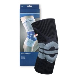 J.H. Company Rodillera Deporte Elastica De Compresion Ajustable Jb-179 Color Azul Oscuro Talla M