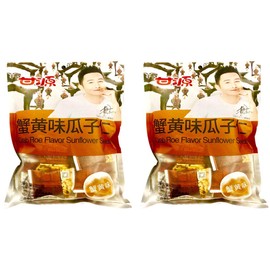Ganyuan Crab Roe Flavored snacks 285g (SunFlower Seeds, 2 Packs)