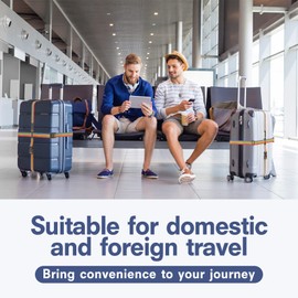 JYSDCXC Luggage Strap Suitcase Strap – Suitcase Strap Cross Strap Rainbow Adjustable Luggage Strap for Secure Closure with Luggage Tag with Address Label