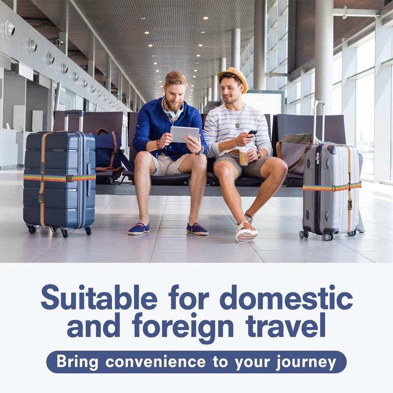 JYSDCXC Luggage Strap Suitcase Strap – Suitcase Strap Cross Strap