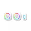 Home Zone 2 BATTERY OPERATED WIRELESS DOORBELL 60 Sound Options