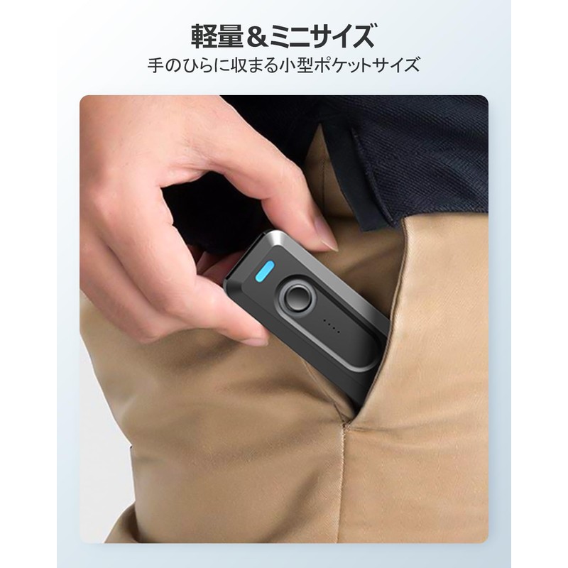 Eyoyo Barcode Reader, QR Code Reader, Wireless, Small Clip-on Barcode