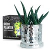 SCANDINORDICA Disco Ball Planter Pot - 4.3 inch Disco Ball