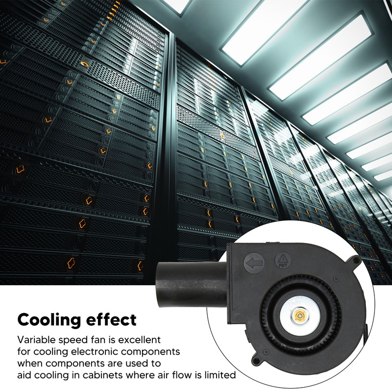12V DC Brushless Blower Fan 2.85A 6000RPM Dual Ball Bearing