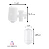 Importeek Filtro Purificador Agua Potable Grifo Llave Domestico Cocina