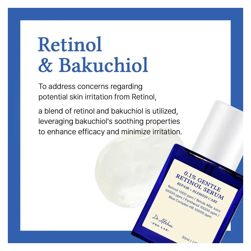 Dr. Althea 0.1% Gentle Retinol Serum 30ml Todo Tipo De