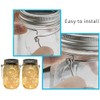 Tiardey 6 Pack Mason Jars Hanger Stainless Steel Wire Handles