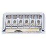 Hardtail Bridge with Saddles Metal 6 String Fixed Replacement for
