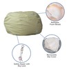 Flash Furniture Oversized Green Dot Bean Bag Chair for Kids