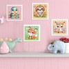 4 Packs Cute Animals Diamond Art Kits for Kids, DIY