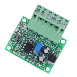 Garosa Frequency Voltage Conversion Module 0-10KHz to 0-10V F/V Digital Analog Converter 5V 12V 24V Input Pulse Level DC Voltage Source Transformer Type