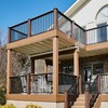 HYPERGIANT 56 Pack 36" Aluminum Deck Balusters,3/4" Round Deck Railing