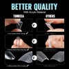 TOMICCA Almond Medium Nail Tips with Nail Glue Set, Nail
