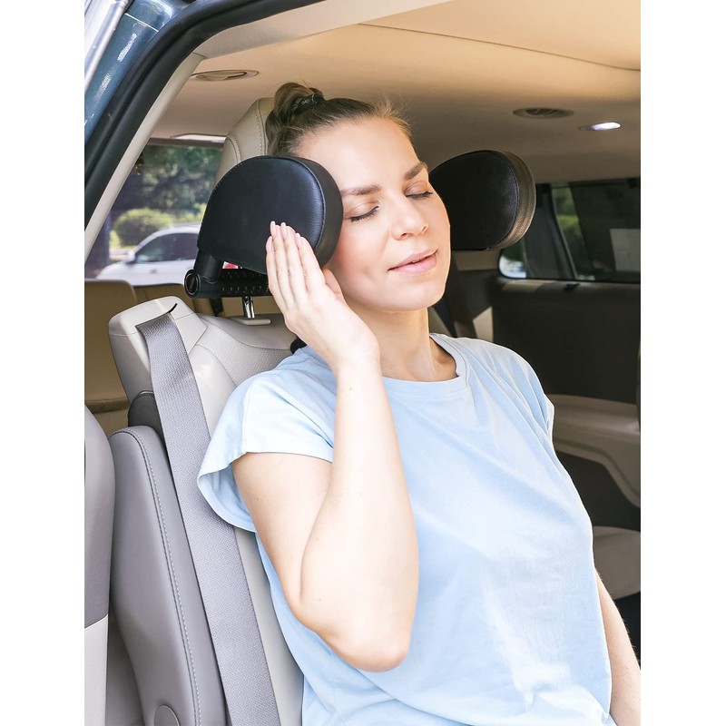 Oasser Car Seat Headrest Pillow, Detachable and Adjustable Double Sided