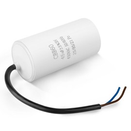 cyclingcolors Start-up capacitor motor capacitor CBB60 12.5uF 450V 2 cables 100 mm capacitor electric motor compressor lawn mower