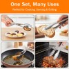 3‑Pack Stainless Steel Kitchen Serving Tongs for Buffet Party Catering