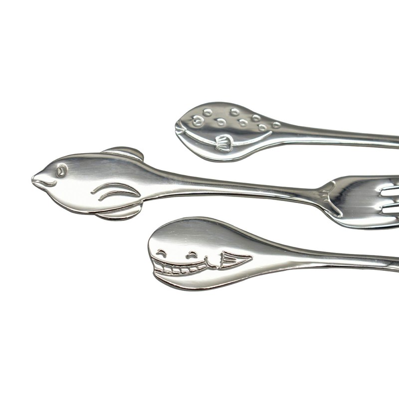 Maydahui 6 PCS Cute Coffee Spoons Fish Shape Spoon and
