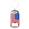 SandT Collection American USA Beer Bottle Opener Keychain - Can