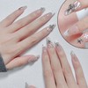 2 Sets Cross Nail Art Accessories, Retro Metal Nail Art