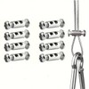 8 Pieces Wire Rope Grips,Wire Rope Clips for 1-2 mm