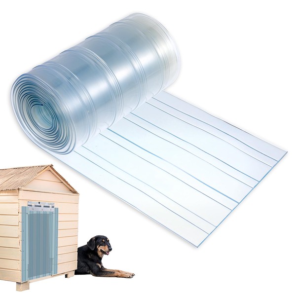 Lemecima Dog Door Replacement Flaps - Safe Plastic Vinyl Strip
