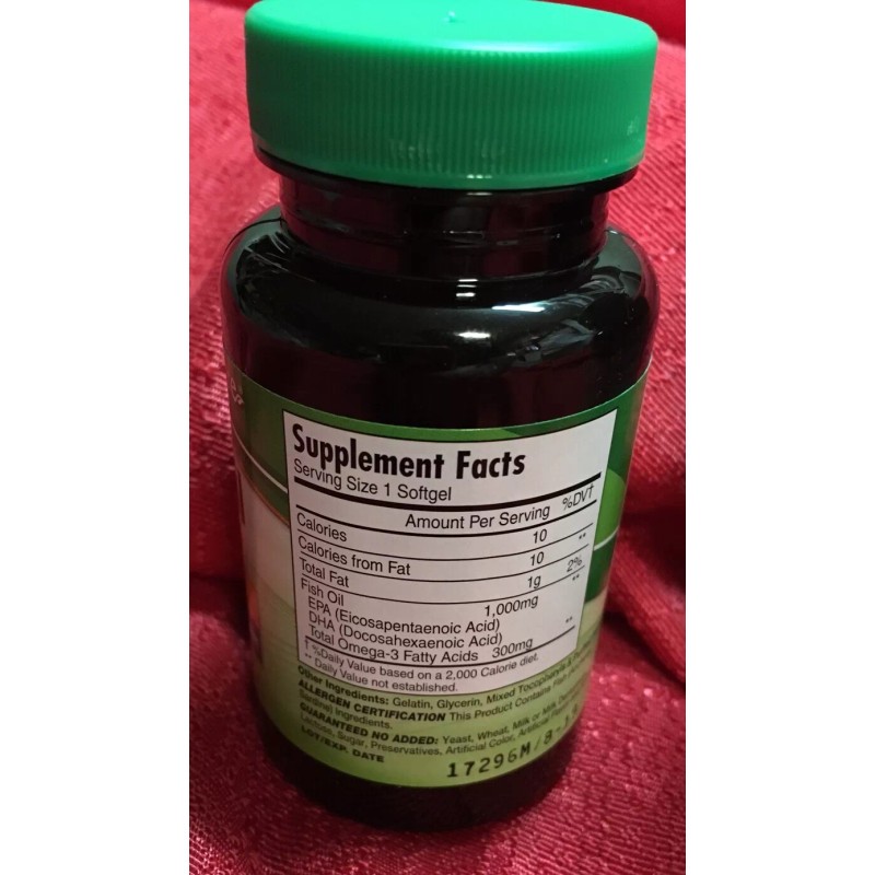 natures measure OMEGA 3 FISH OIL 1000mg 18 SOFTGEL GOOD