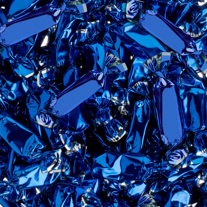 Candy Envy - Individually Wrapped Caramels - Navy Blue Wrapper