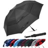 G4Free 62 Inch Portable Golf Umbrella Large Oversize Double Canopy
