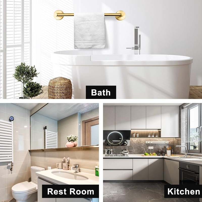 MGahyi Towel Racks for Bathroom-Adjustable Towel Holder(13.18inch-24inch) Sturdy and Rustproof