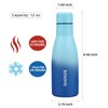 BJPKPK 12oz Water Bottles Stainless Steel Double Wall Vacuum Insulated
