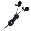 Micrófono de Solapa Lavalier Hakeeta Omnidireccional, Kit de Micrófono con