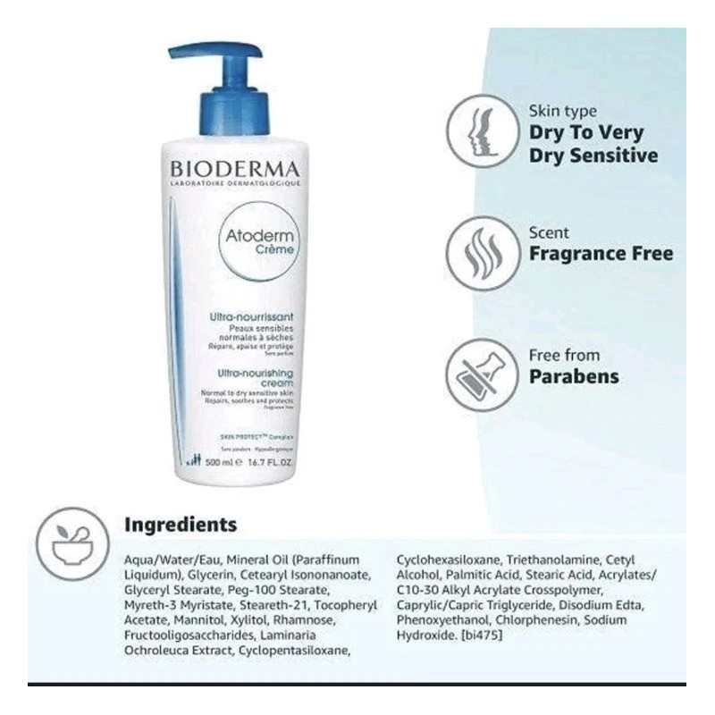 Bioderma Atoderm Creme Ultra-Nourishi