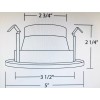METRO LIGHTING 2 Pack 4" Recessed Can Light 120V Shower