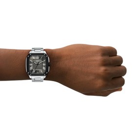 Reloj Fossil FS6122 Crosby de acero inoxidable en tono plateado para caballero