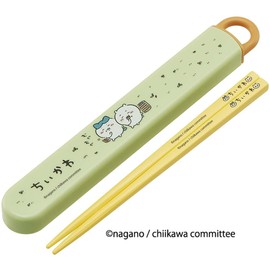 Skater ABS2AMAG-A Chiikawa Chopsticks and Case Set, 6.5 inches (16.5 cm), Antibacterial, Made in Japan