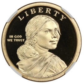 2010-S  DCAM GEM Proof Sacagawea Native American $1 Coin  ⭐️Beautiful⭐️