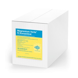 Magnesium Verla N Concentrate - Powder for Dissolving Magnesium Deficiency with Organic Magnesium Asparate for Good Bioavailability, Non-Effervescent, Fruity Mandarin Flavour, Pack of 500