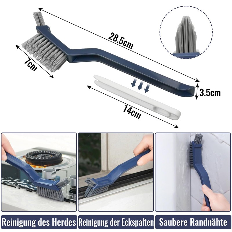 zeyedemo 11 Piece Gap Cleaning Brush Set with Stiff Bristles