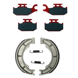 Factory Spec, KIT-7450453128, Front Brake Pads & Rear Brake Shoes for Suzuki King Quad 400 fits 2008-2024 Models