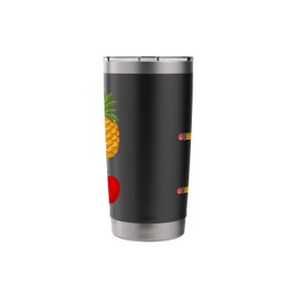 Pen Pineapple Apple Pen Hawaii Summer Fruit Aloha Pineapple Stainless Steel Insulated Tumbler