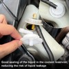Dickno 2 PCS Car Radiator Coolant Reservoir Overflow Tank Cap